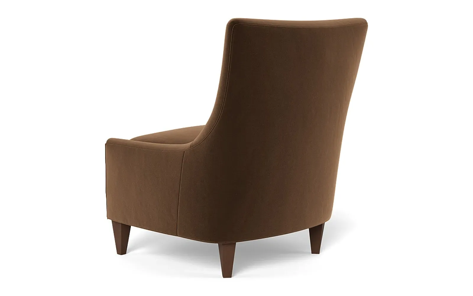 Miriam Slipper Chair - Molasses, Performance Velvet