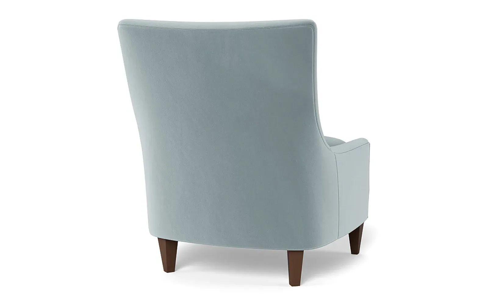 Miriam Slipper Chair - Saltwater Blue, Performance Velvet