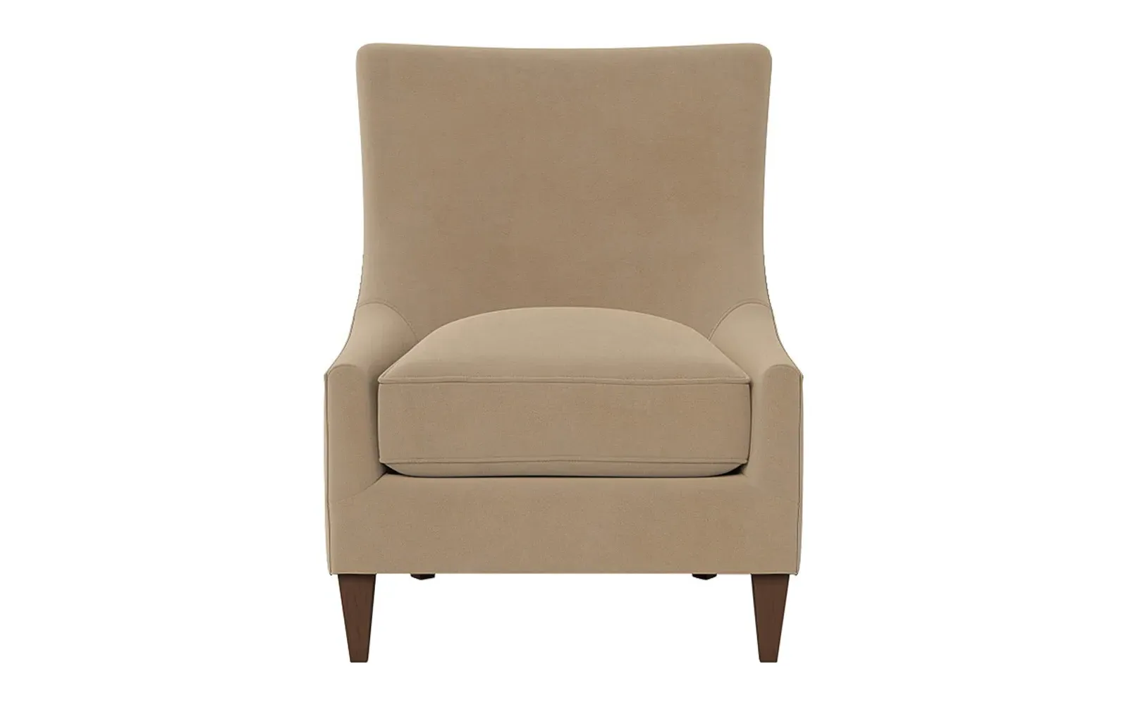 Miriam Slipper Chair - Sand Dune, Performance Velvet