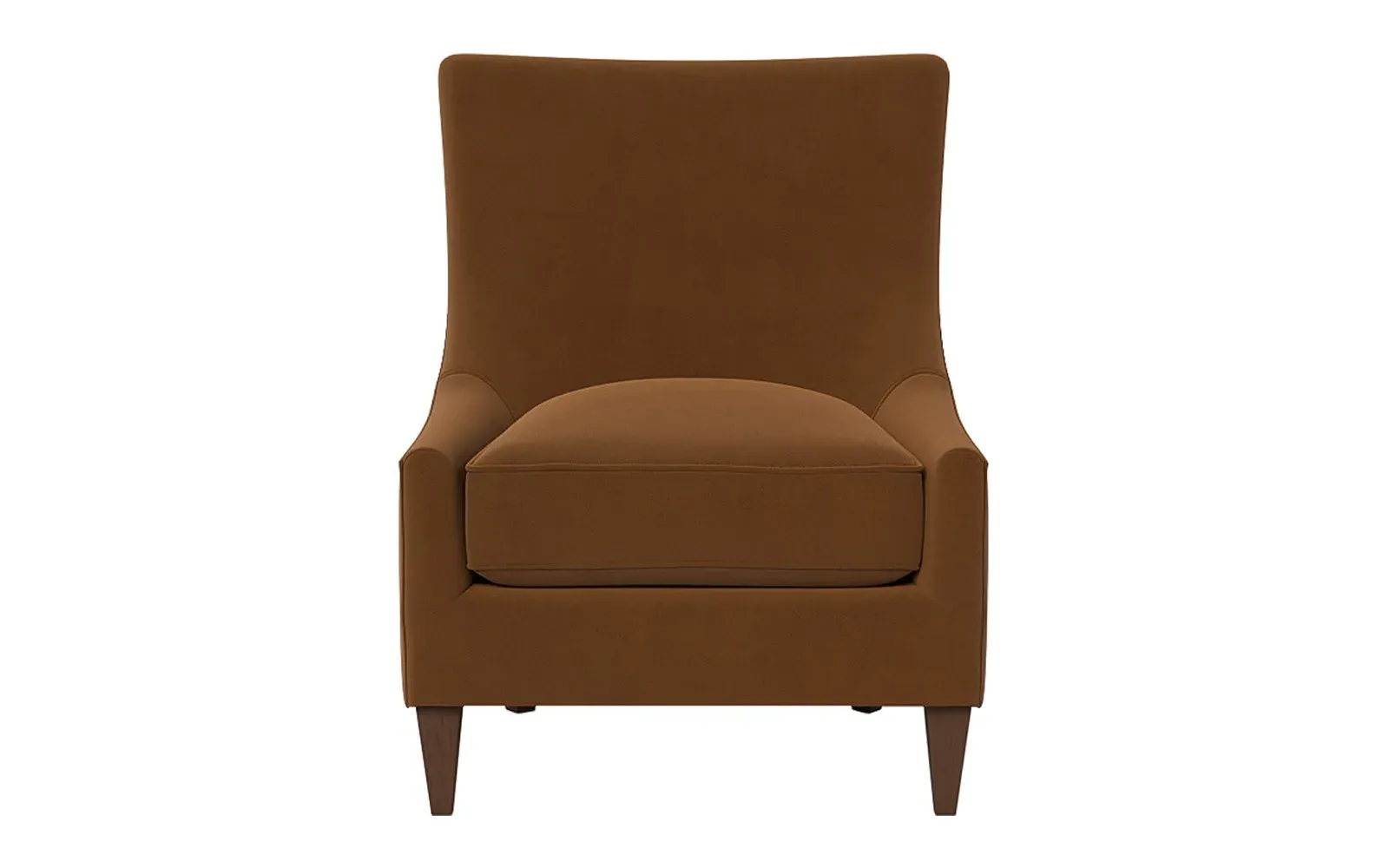Miriam Slipper Chair - Spice, Performance Velvet