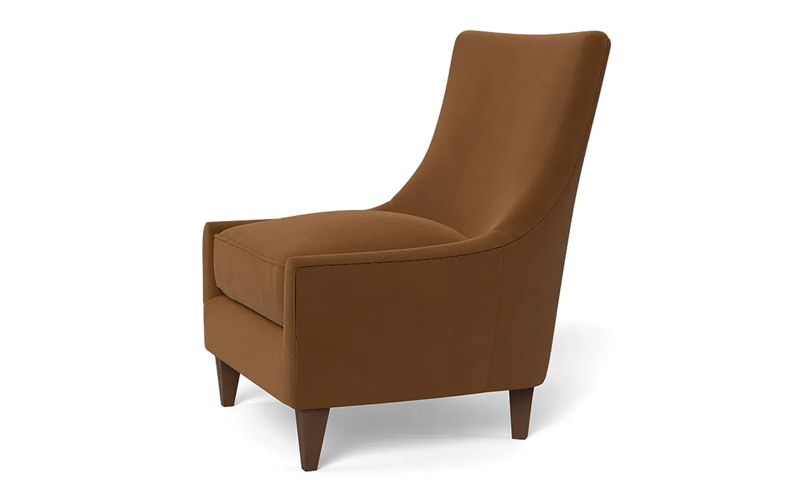 Miriam Slipper Chair - Spice, Performance Velvet
