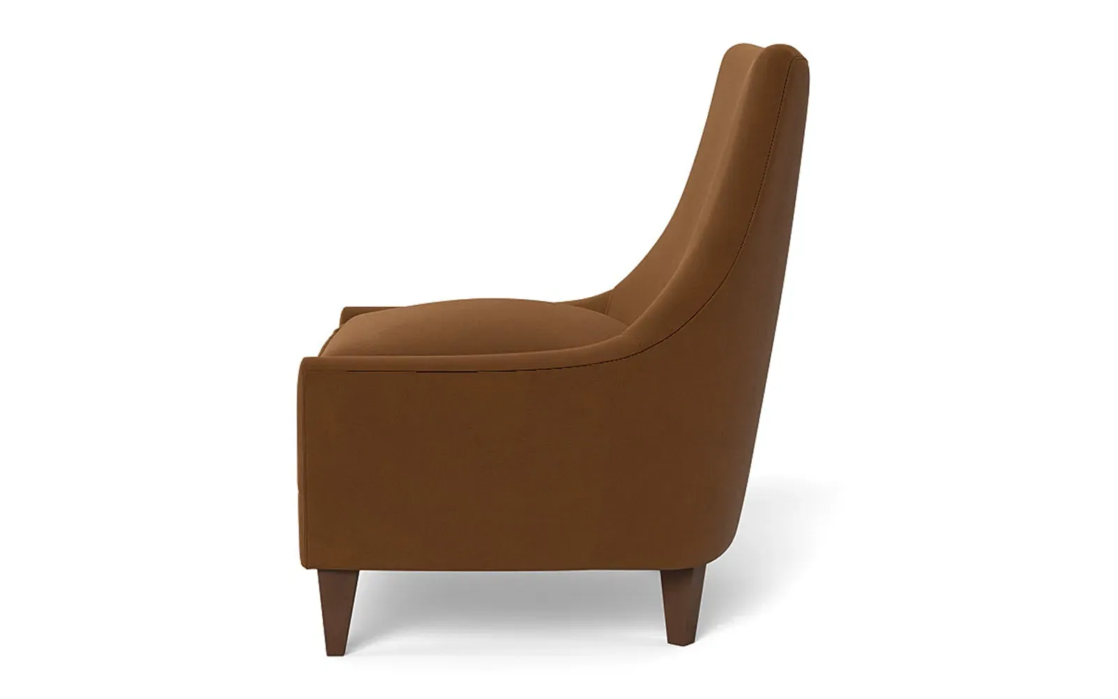 Miriam Slipper Chair - Spice, Performance Velvet