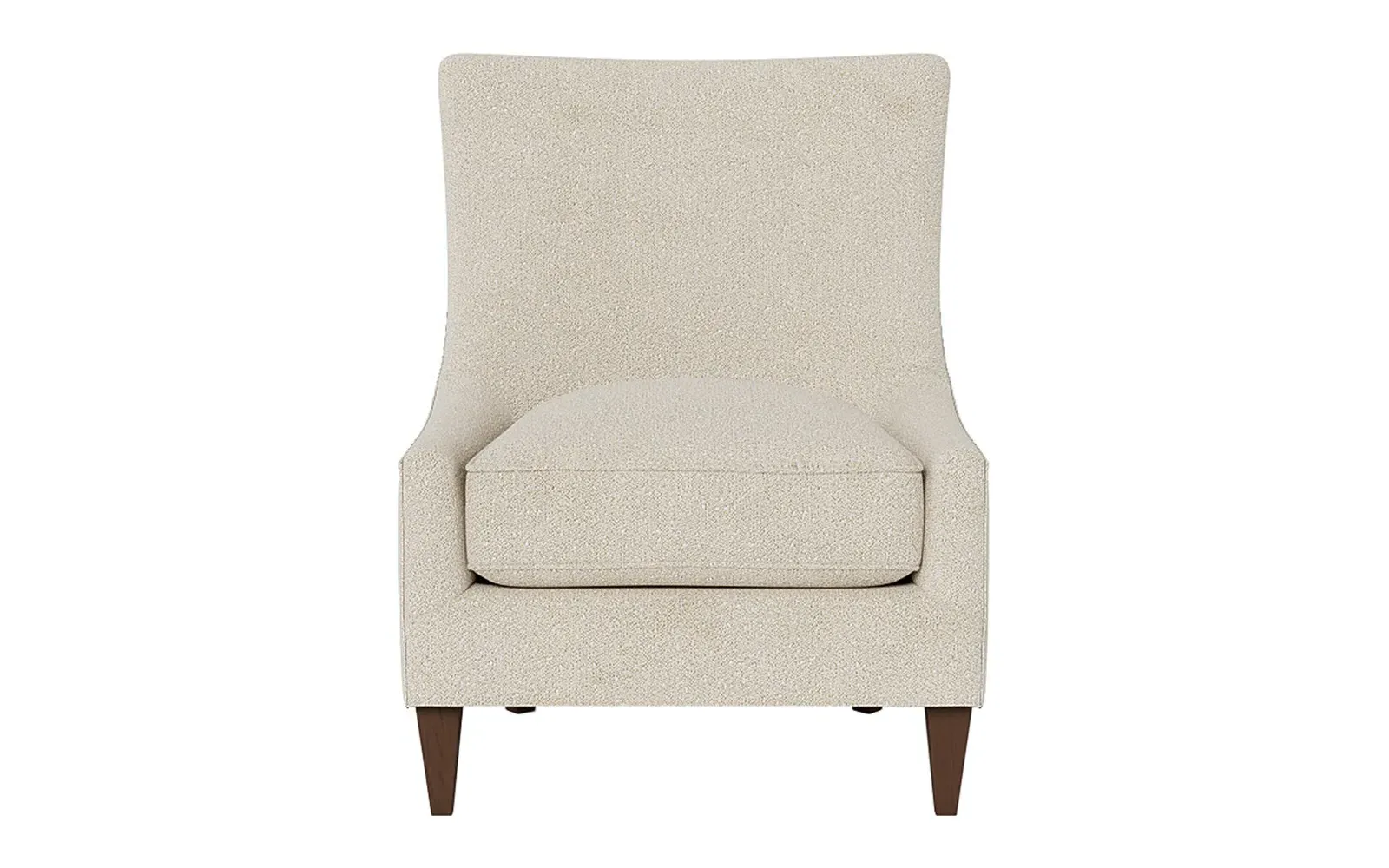 Miriam Slipper Chair - Sugar Cookie, Boucle
