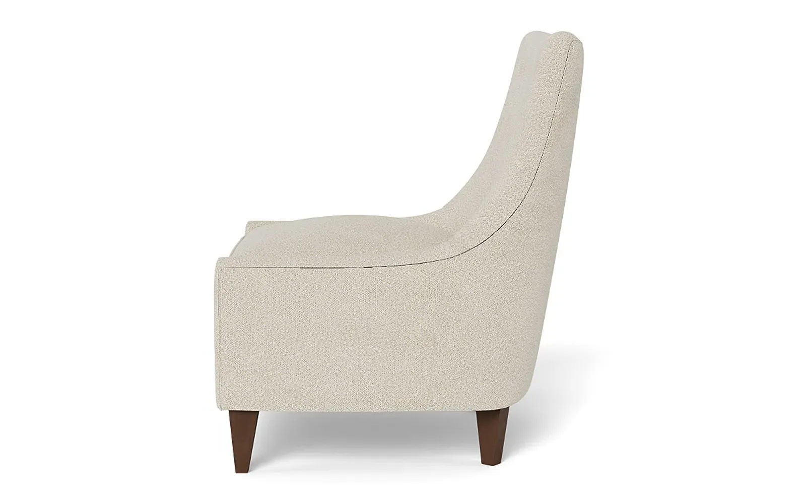Miriam Slipper Chair - Sugar Cookie, Boucle