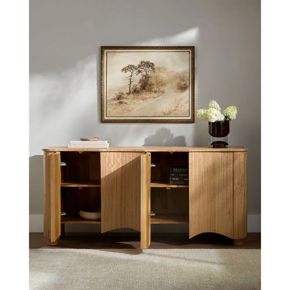 Mischa Sideboard - Brown, Eucalyptus
