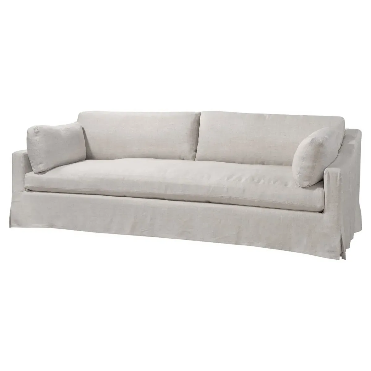 Mitch Slipcovered Sofa - Beige, Linen