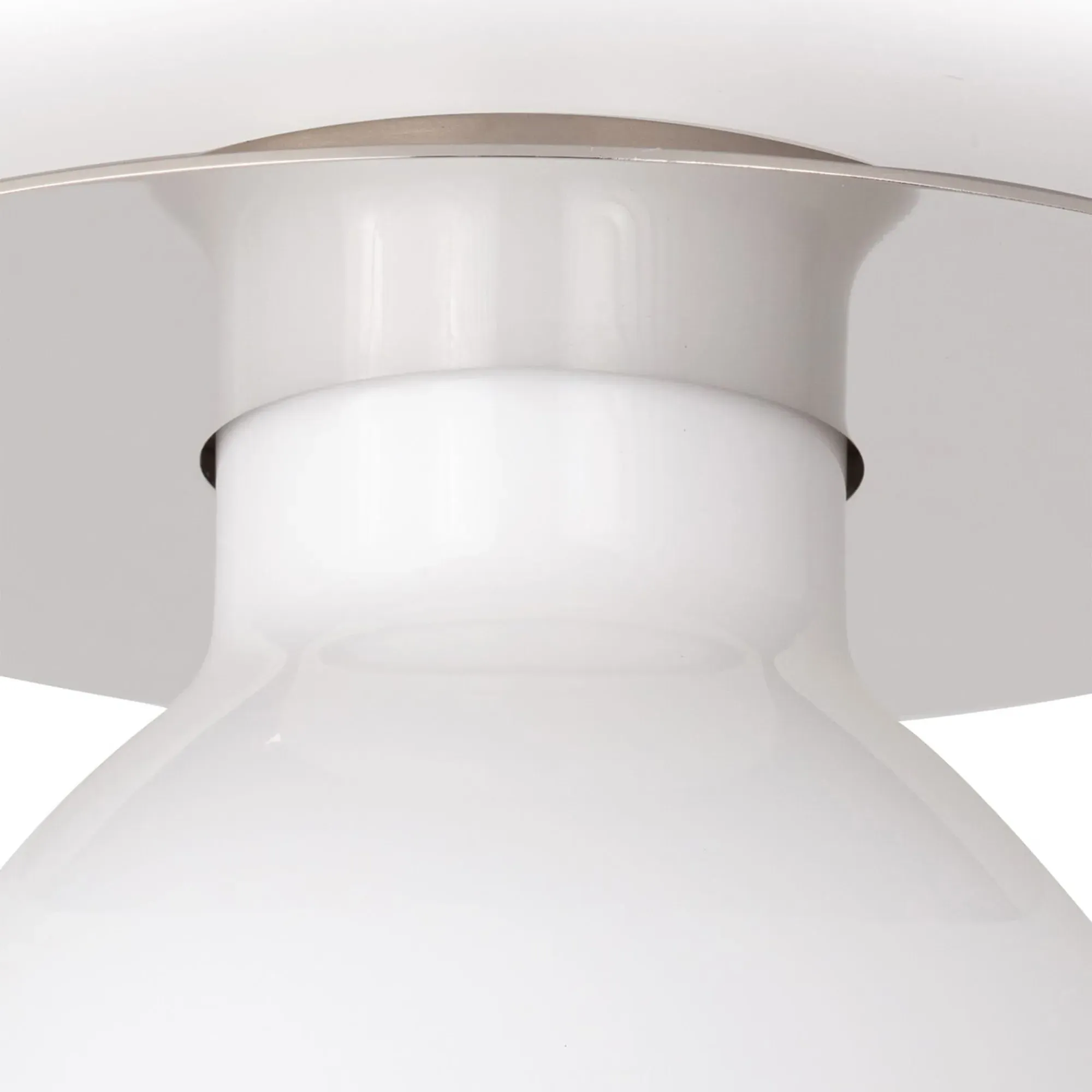 Mixer Industrial Flush Mount Light - White, Steel