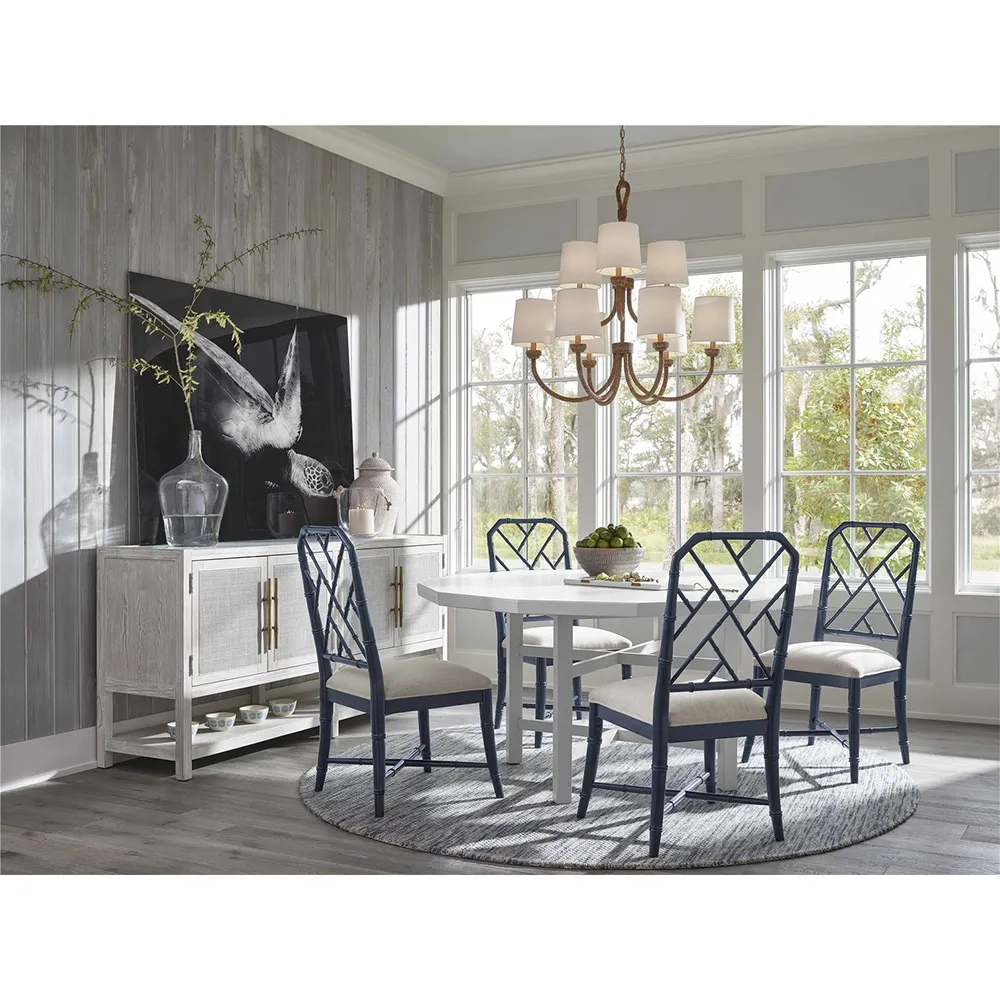 Miya 4 Door Sideboard - Cream, Wood