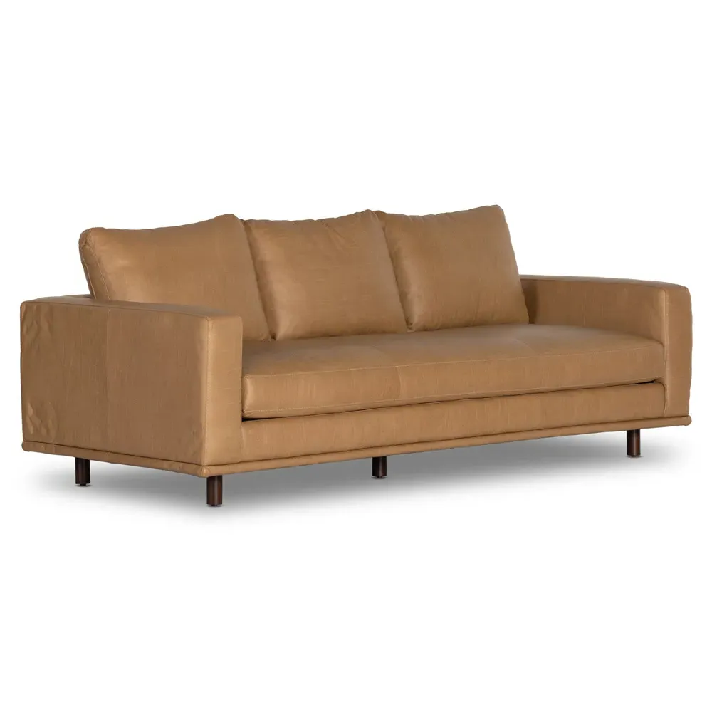 Mon Sofa - Brown, Leather