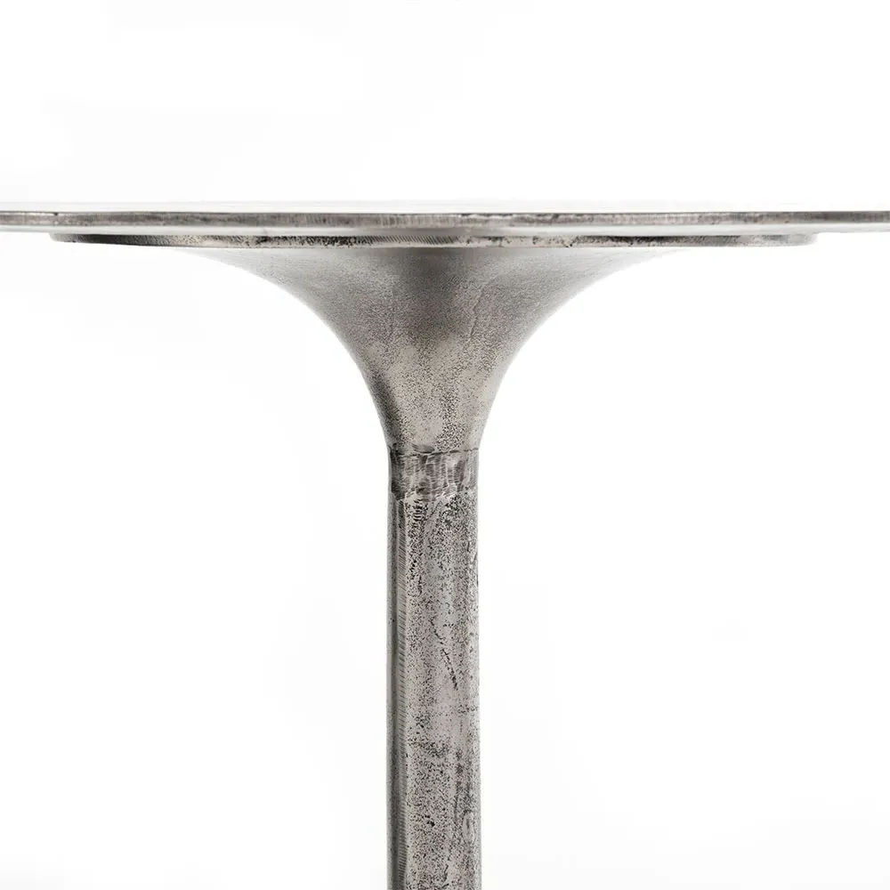 Mona Bar Table - Silver, Aluminum