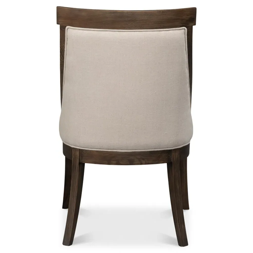 Mona Dining Chair - Beige, Linen