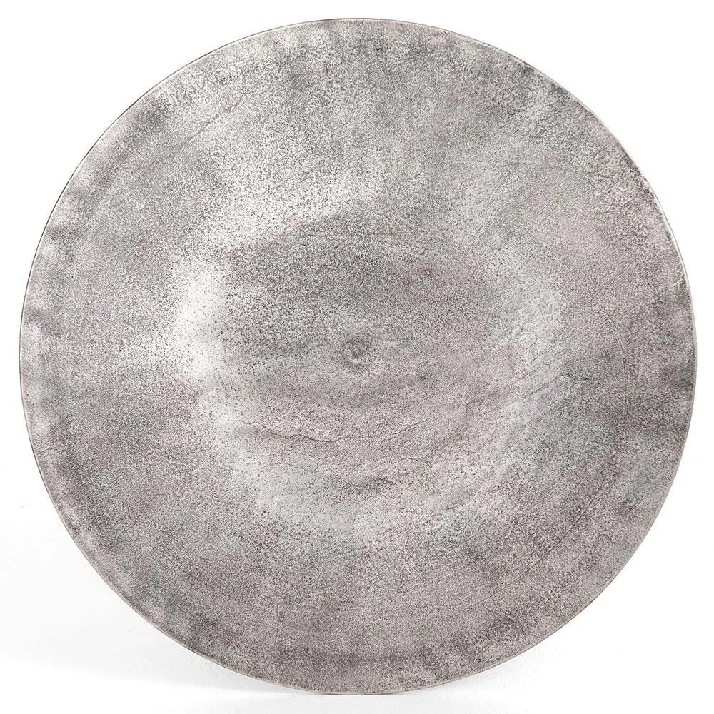 Mona Round Counter Table - Silver, Aluminum