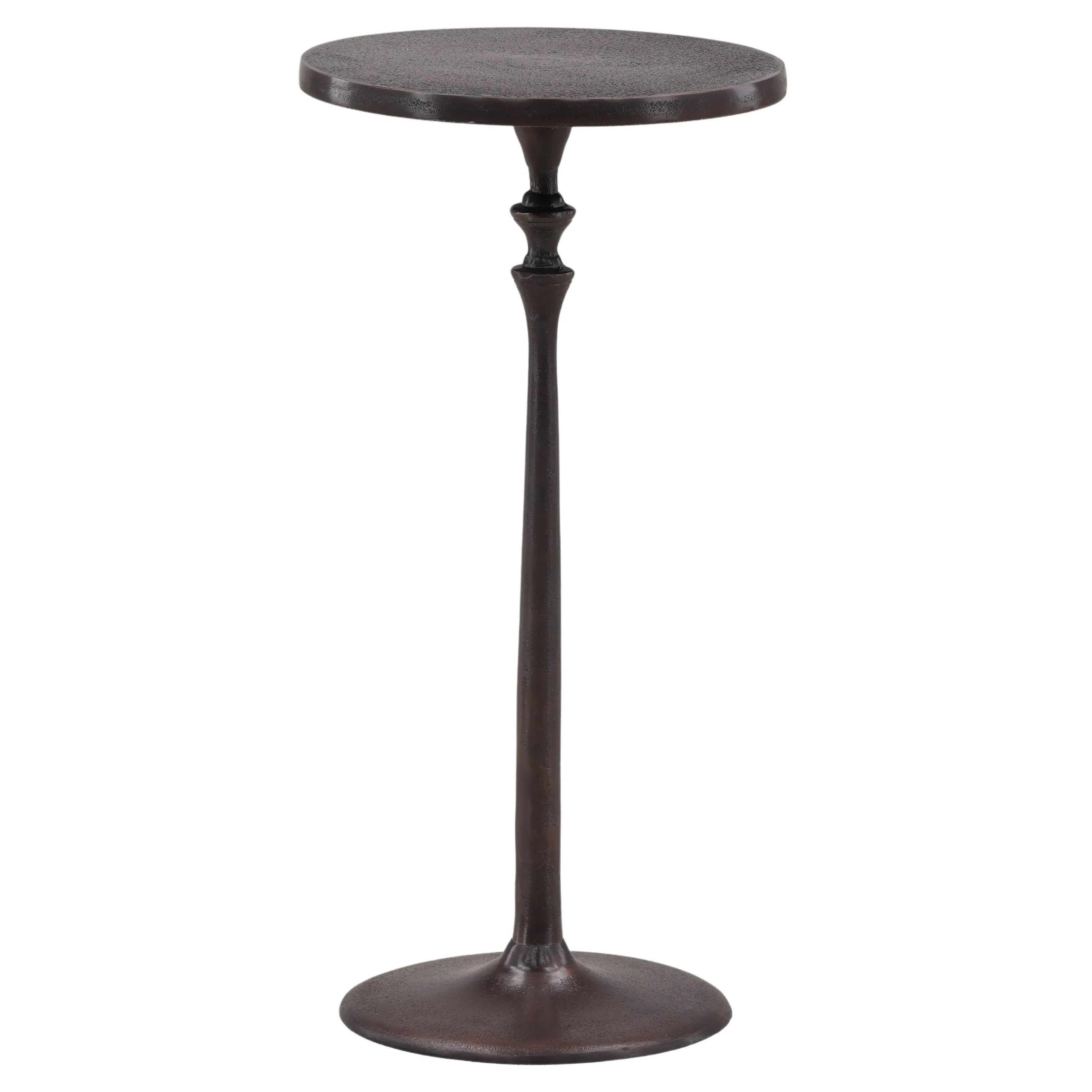 Mona Round Drink Table - Bronze, Aluminum image