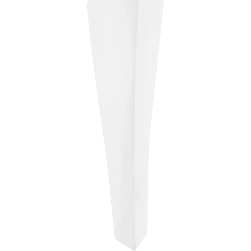 Monaco Woven Cane Dining Side Chair - White, Mahogany