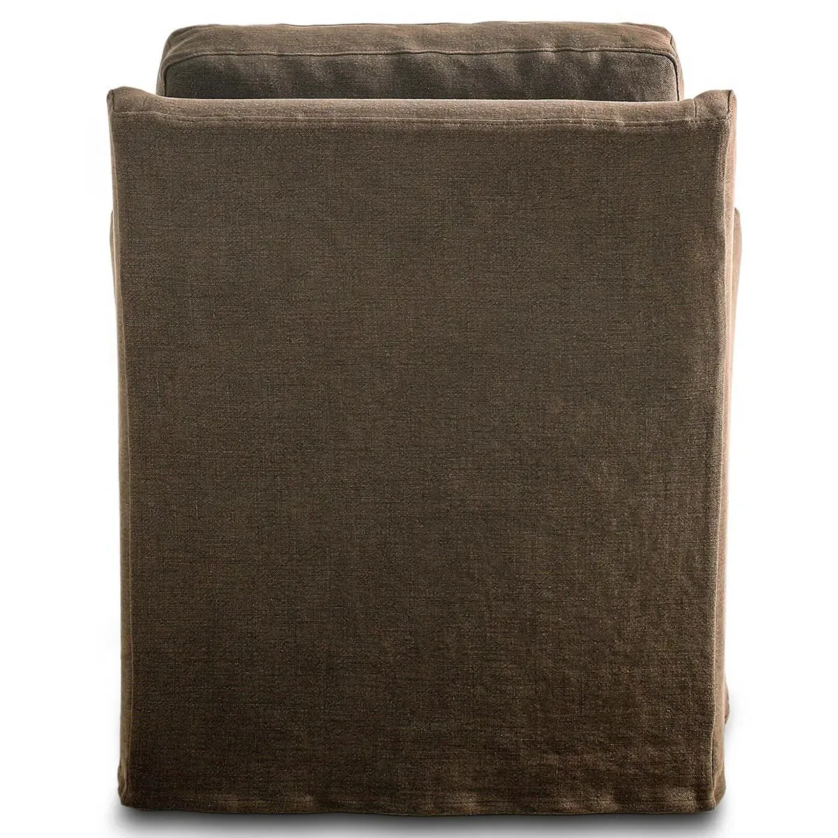 Monette Glider Swivel Chair - Brown, Linen