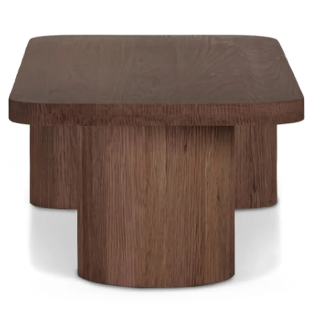 Monroe Rectangular Coffee Table - Brown, Oak Wood