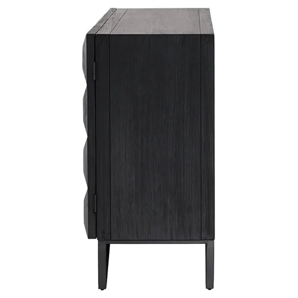 Montauk Reclaimed Wood Sideboard - Black