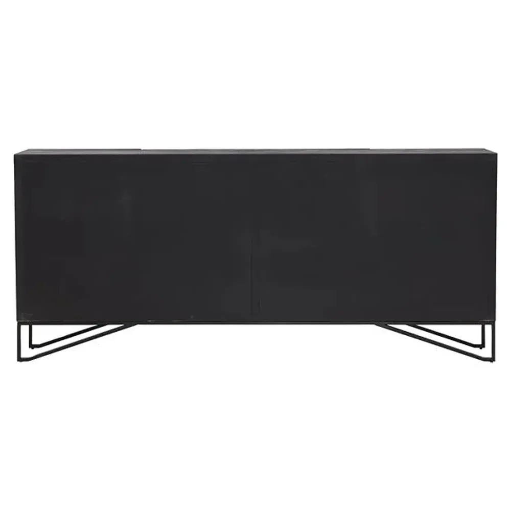 Montauk Reclaimed Wood Sideboard - Black