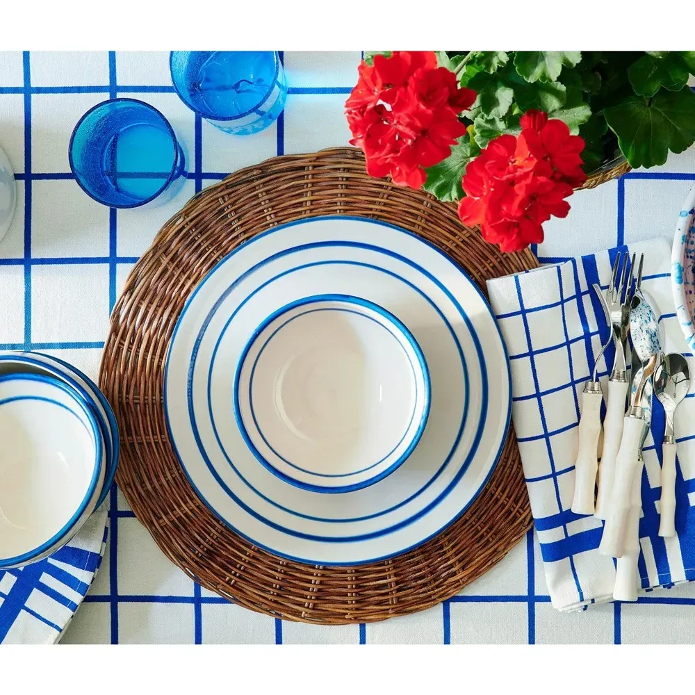 Montecito 5 Piece Flatware Set - White, Acrylic