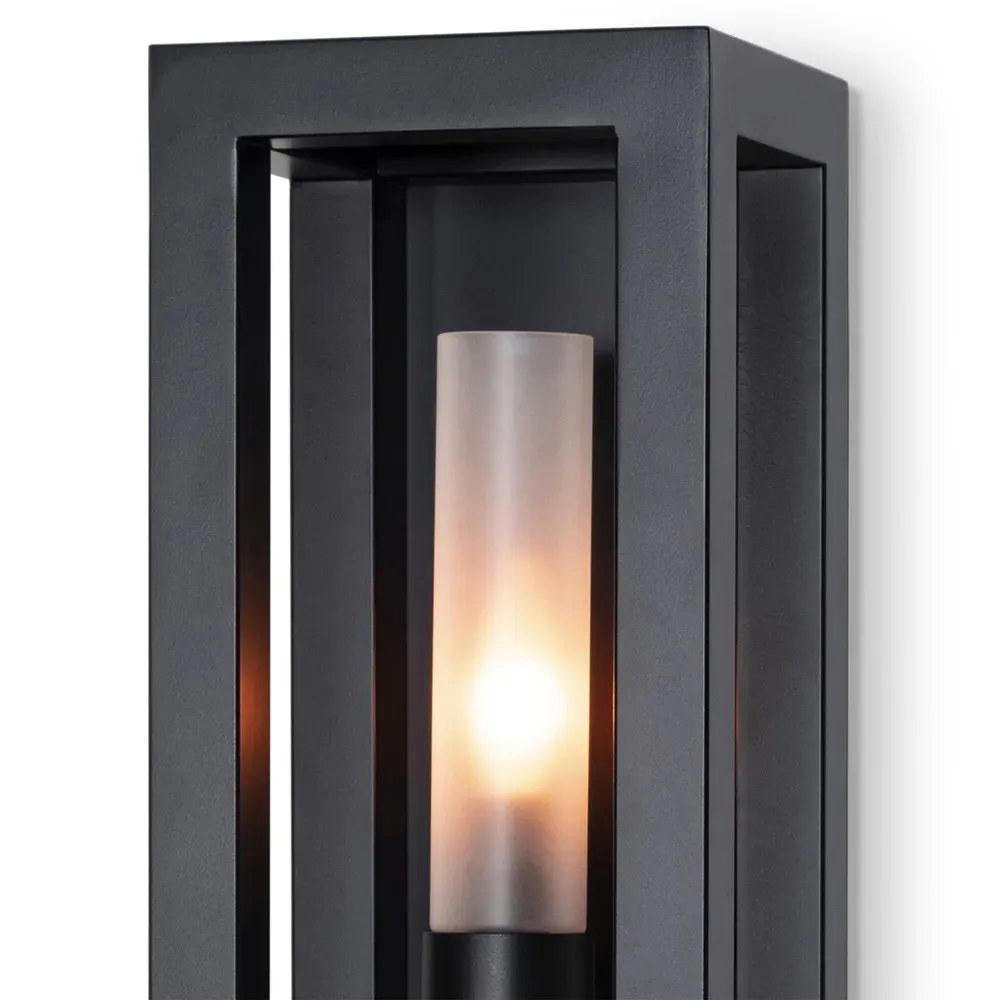 Montecito Double Ended Outdoor Sconce - Black, Iron