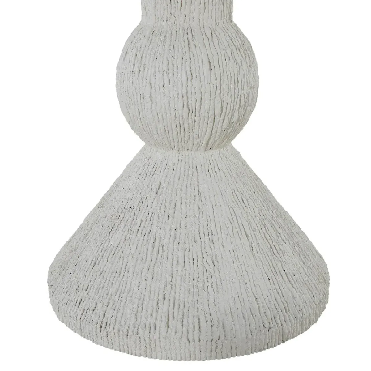 Montello Round Outdoor Bar Table - White, Stone