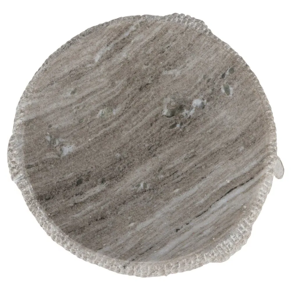 Montero Bowl - Antique White, Marble