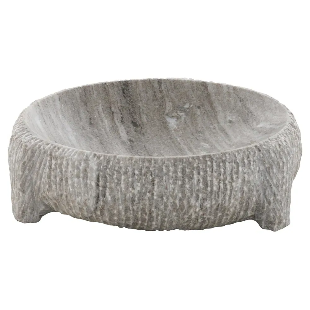 Montero Bowl - Antique White, Marble