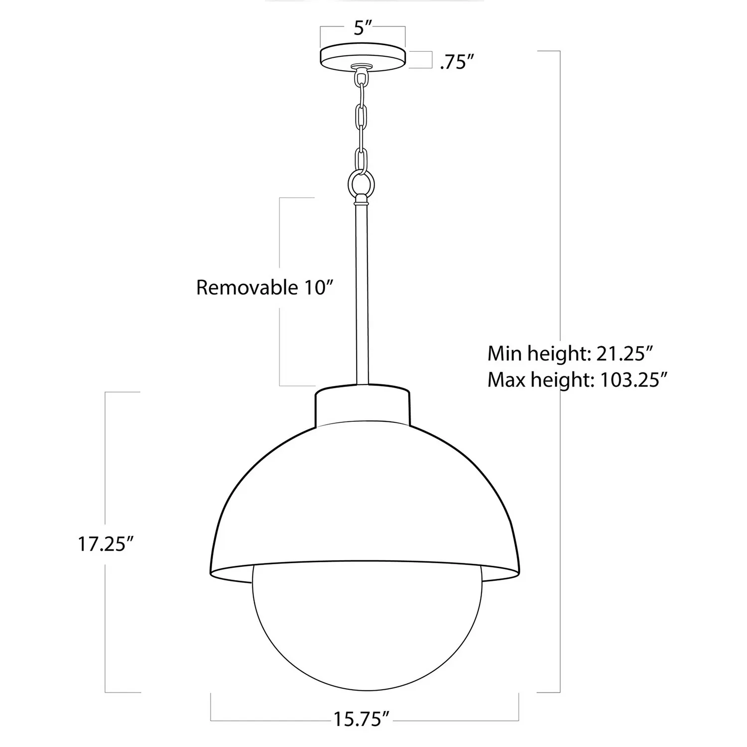 Montreux Industrial Single Pendant Light - Oil Rubbed Bronze