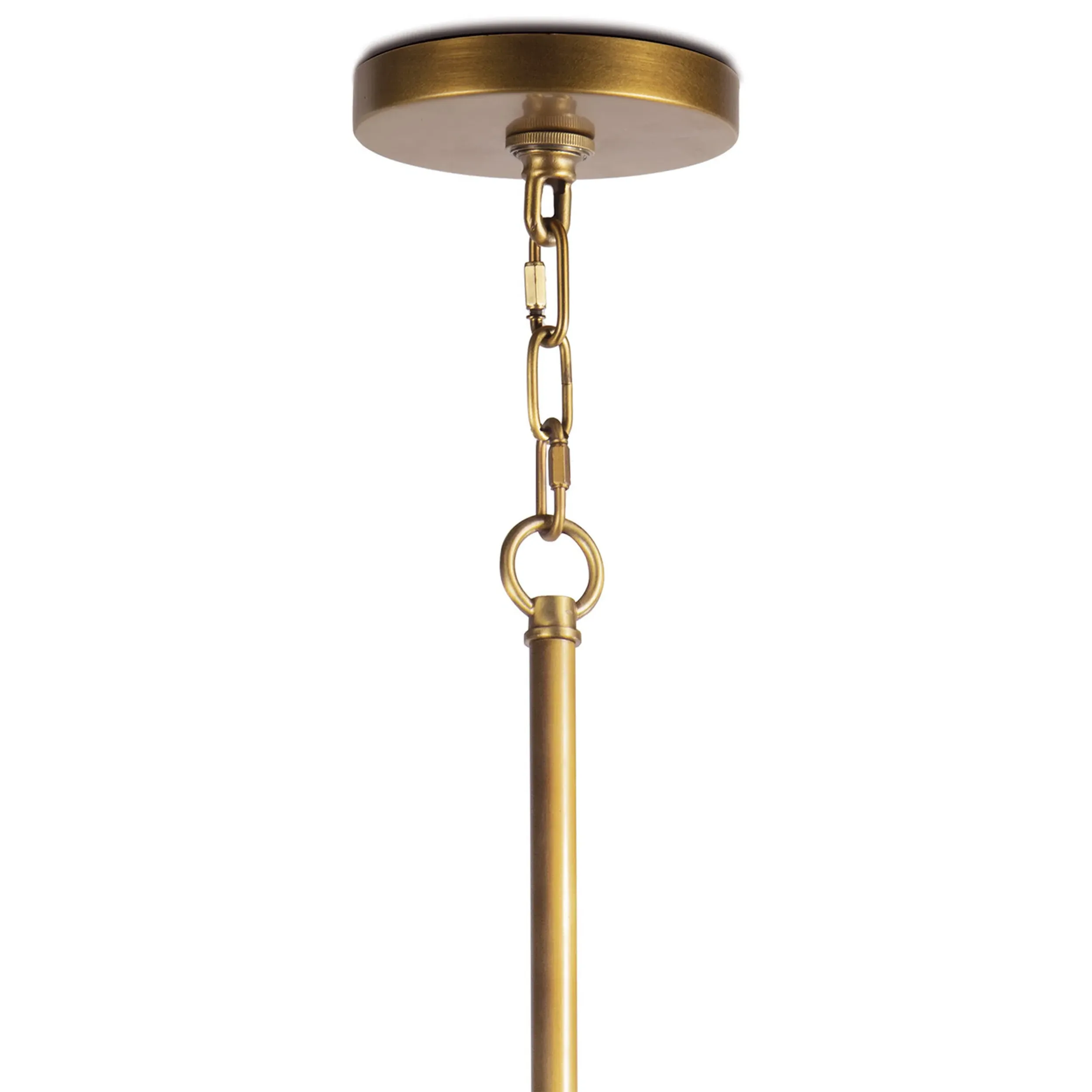 Montreux Single Pendant Light - Natural Brass, Steel