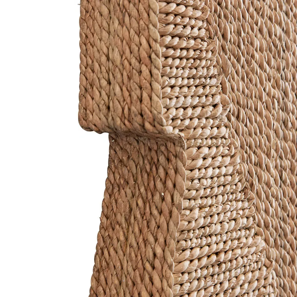 Mowgli Round Wall Mirror - Brown, Abaca Rope