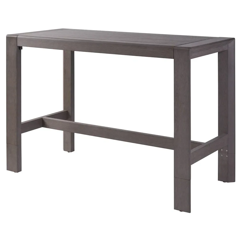 Mozambique Adjustable Outdoor Bistro Table - Brown, Teak
