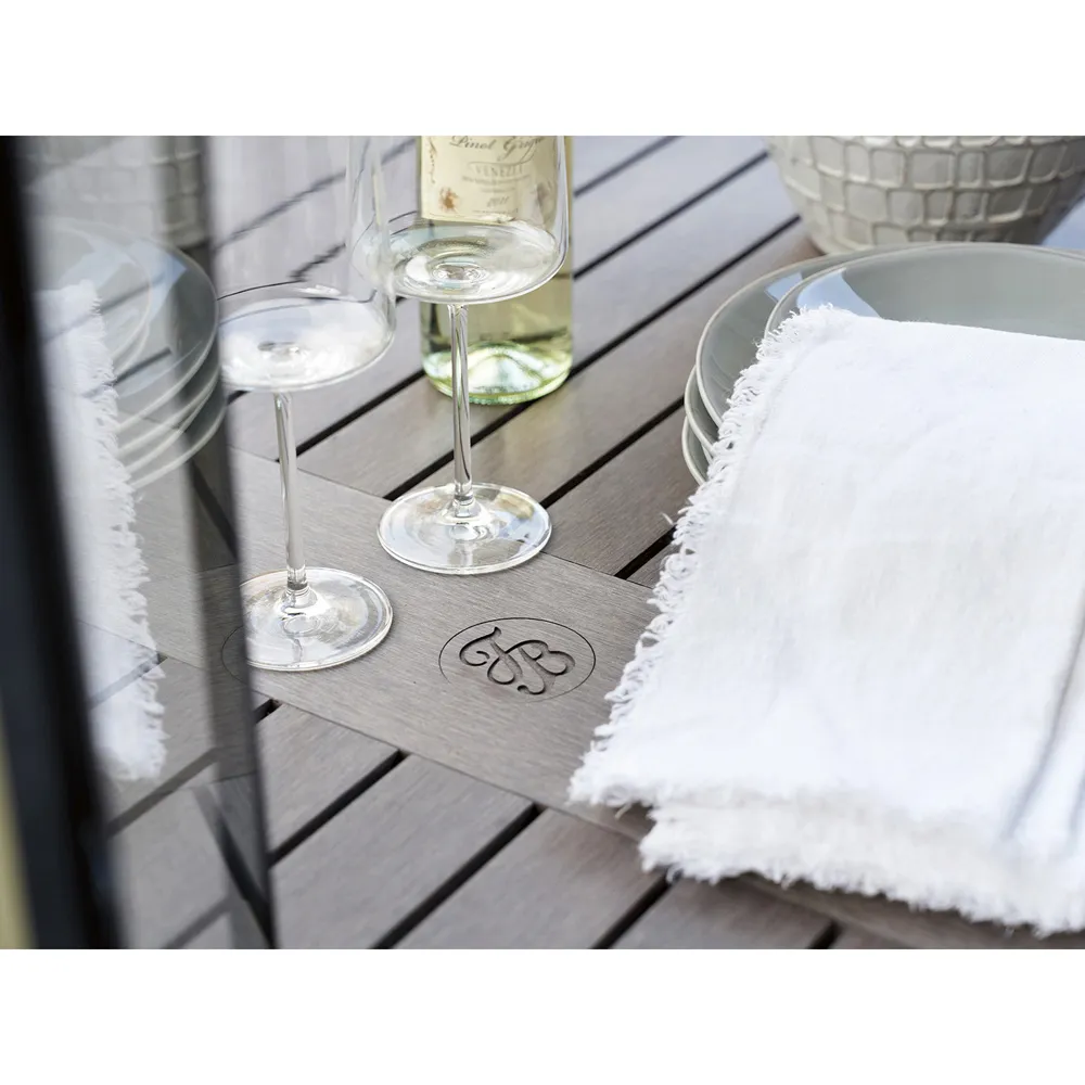 Mozambique Rectangular Outdoor Dining Table - Brown, Teak