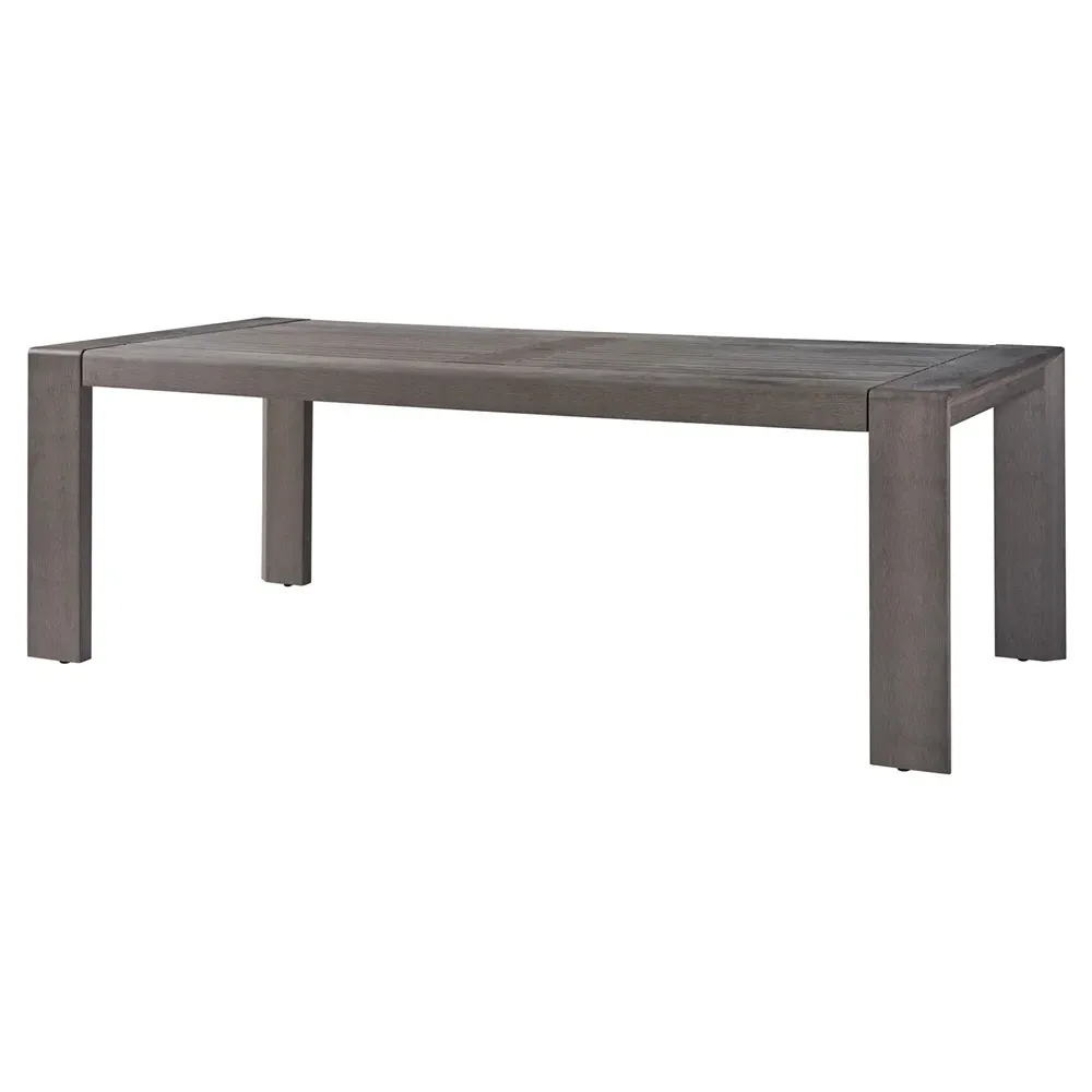 Mozambique Rectangular Outdoor Dining Table - Brown, Teak
