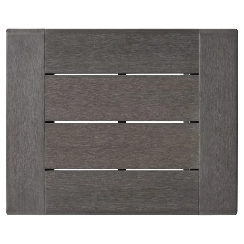 Mozambique Rectangular Outdoor Side Table - Brown, Teak