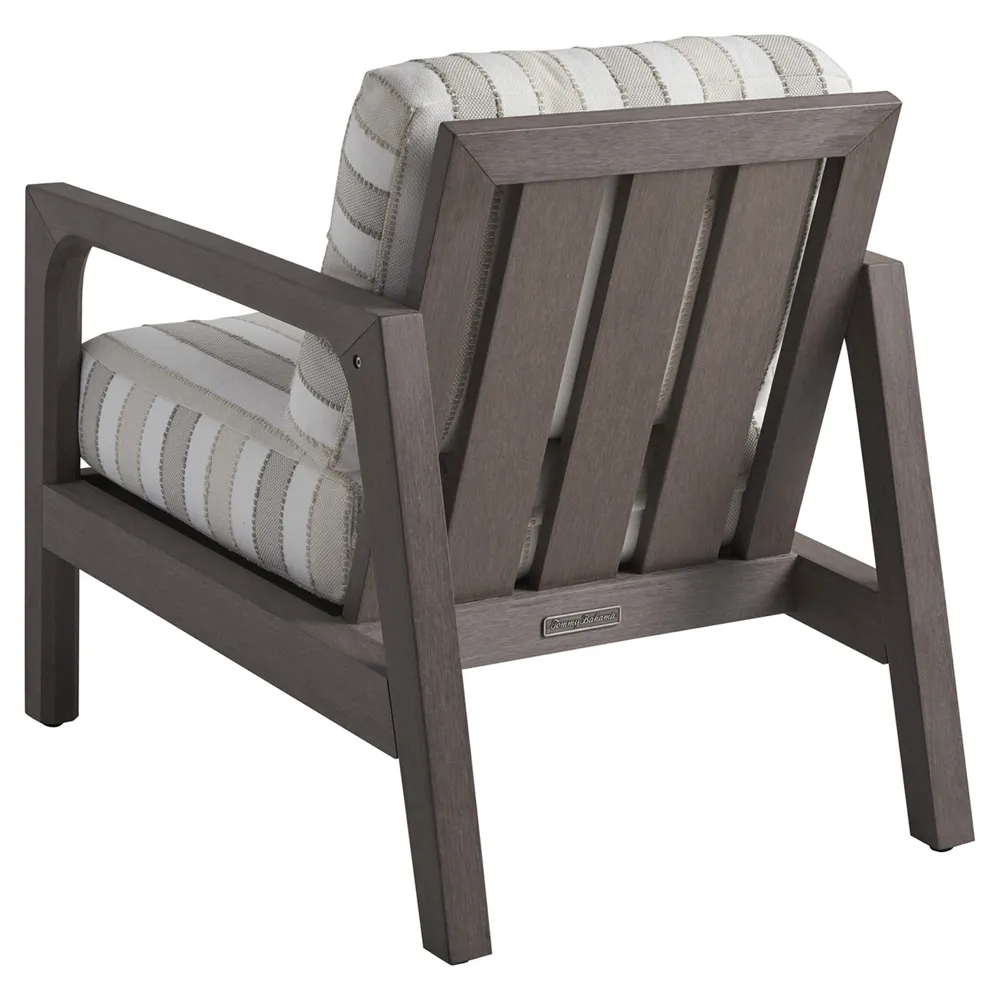 Mozambique Upholstered Outdoor Lounge Chair - Beige, Teak