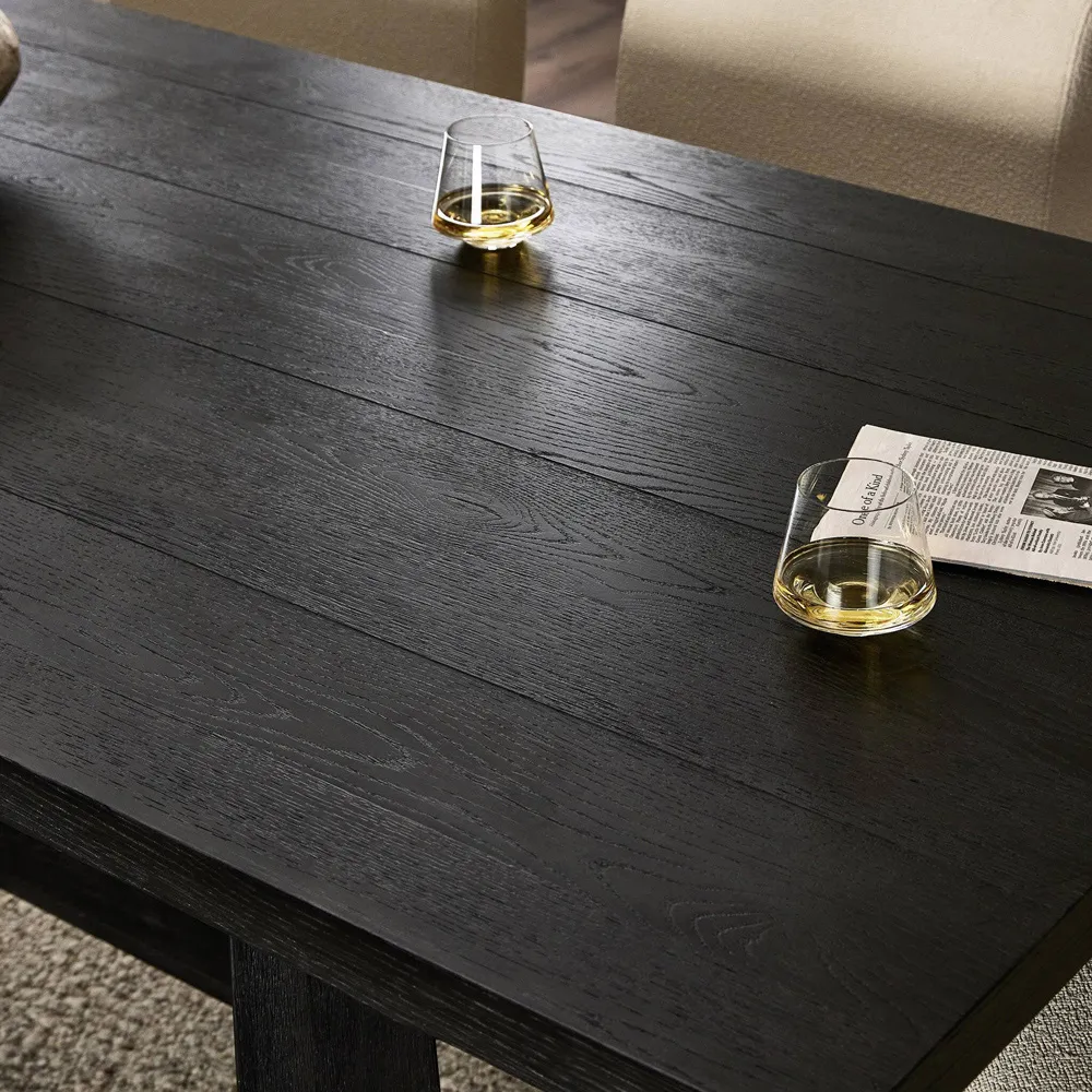Munich Dining Table - Ebony Oak
