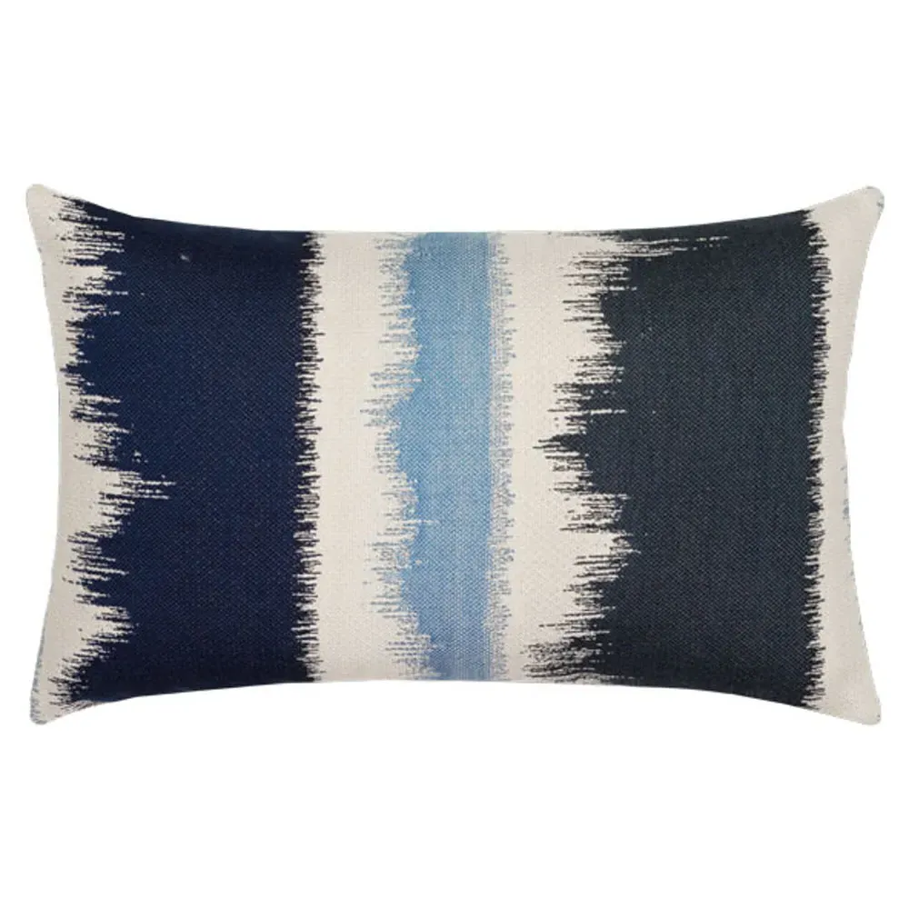 Murmur Midnight Coastal Lumbar Pillow - Indigo, Acrylic image