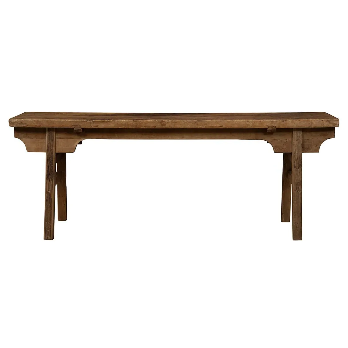 Mykhail Rectangular Console Table - Brown, Wood image