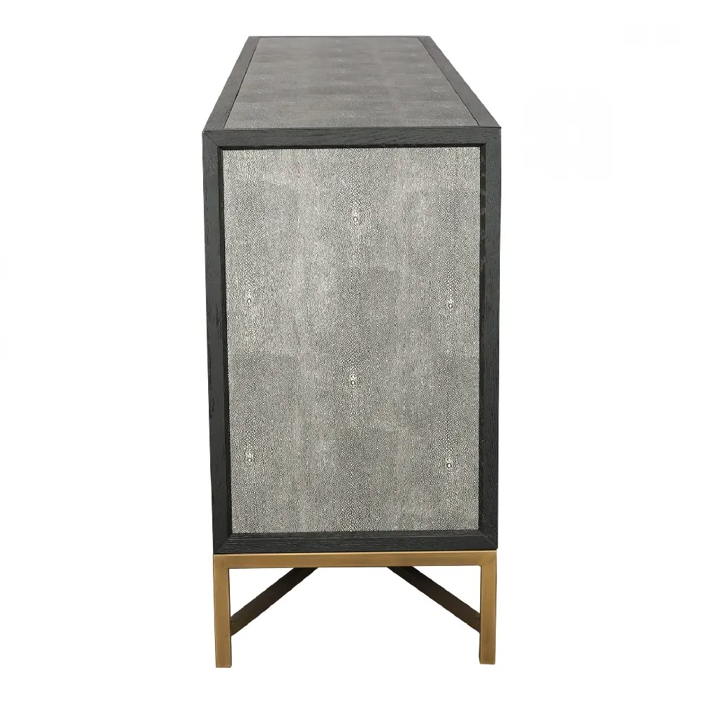 Myla Hollywood Sideboard Buffet - Grey, Oak Wood