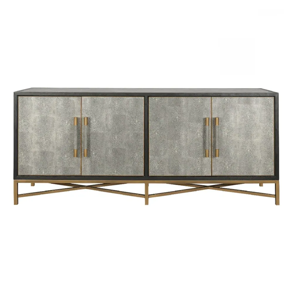 Myla Hollywood Sideboard Buffet - Grey, Oak Wood image