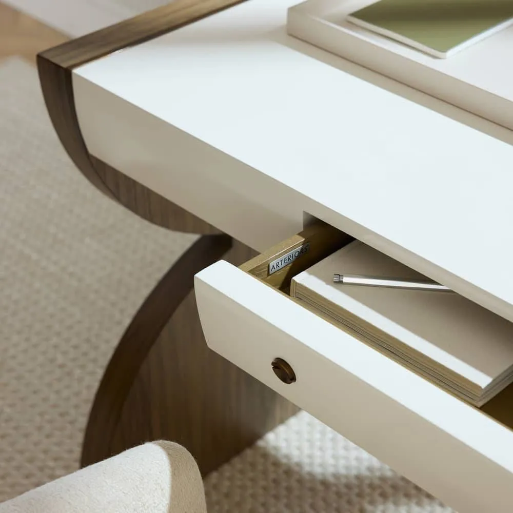 Myra Desk - Cream, Wood