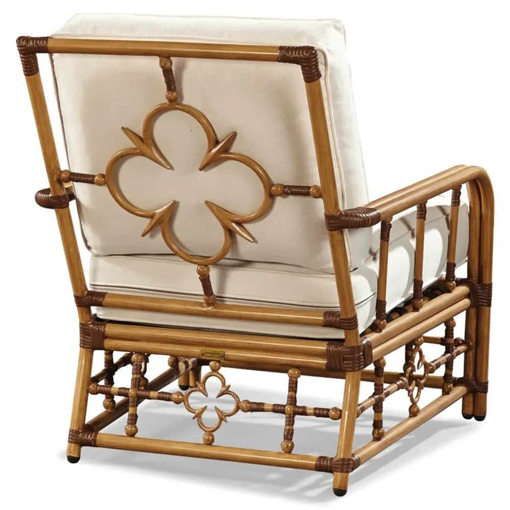 Myrah Outdoor Arm Chair - White, Aluminum