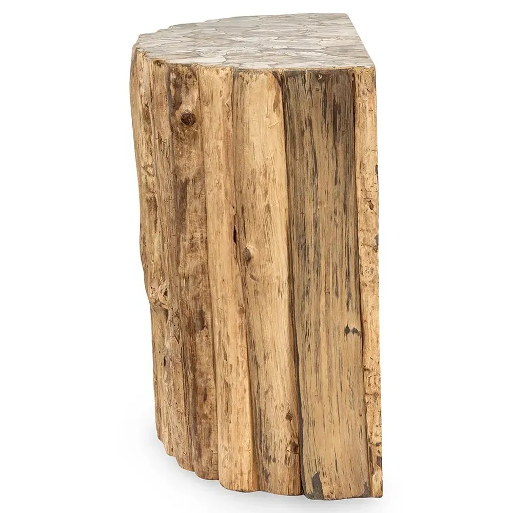 Nala Console Table - Brown, Teak Wood