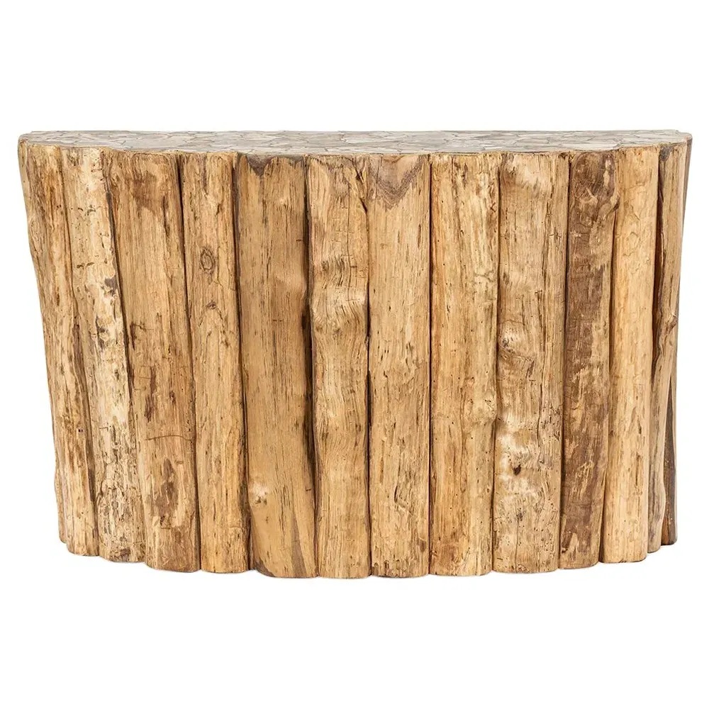 Nala Console Table - Brown, Teak Wood