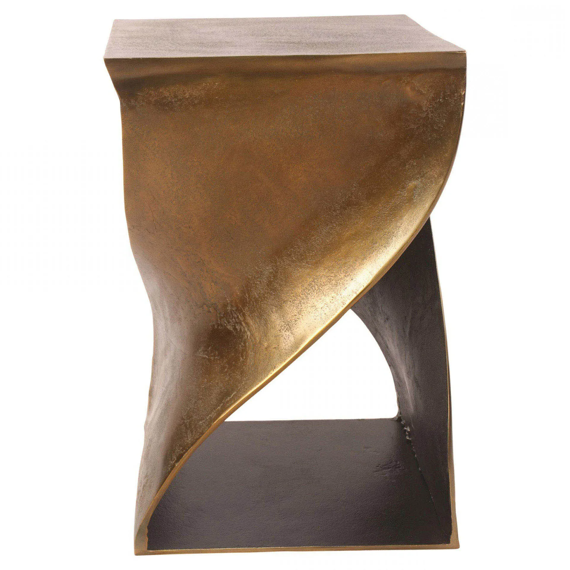 Nalani Square Side Table - Gold, Aluminum image