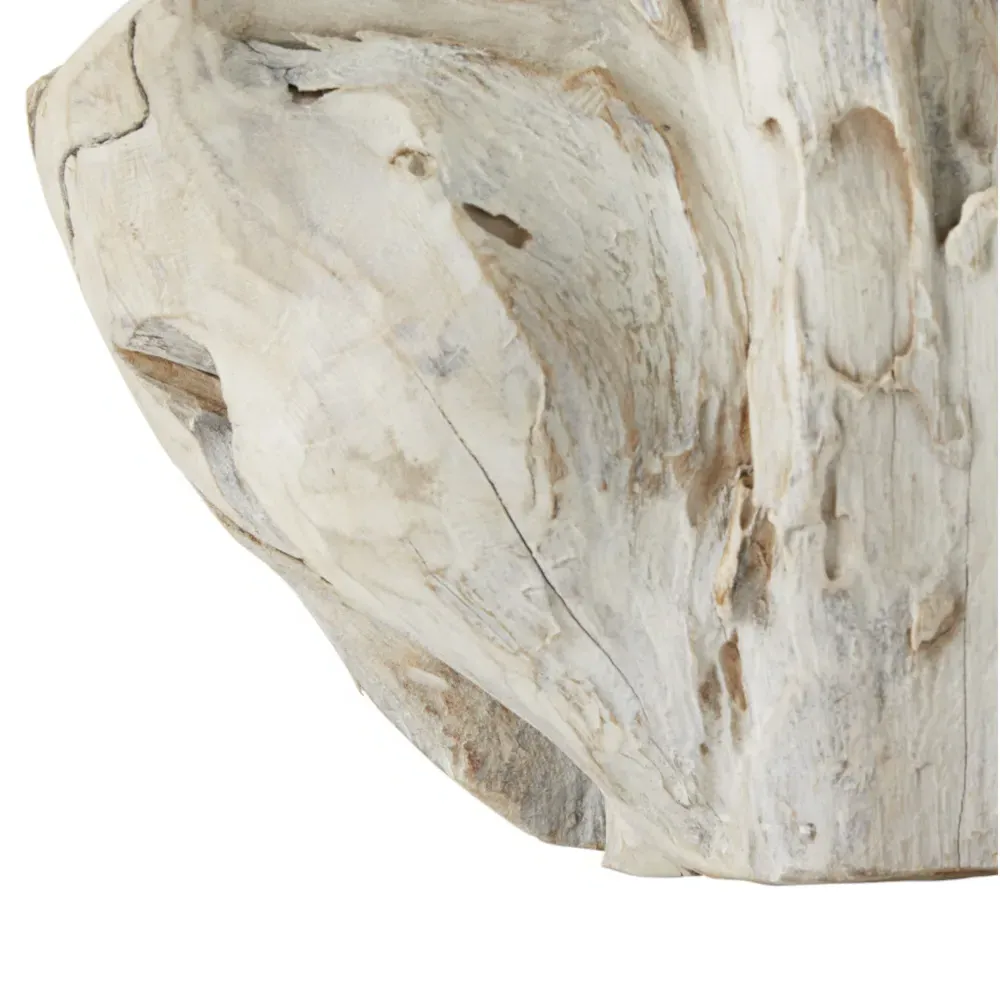 Nantucket Round Bowl Centerpiece - Beige, Driftwood