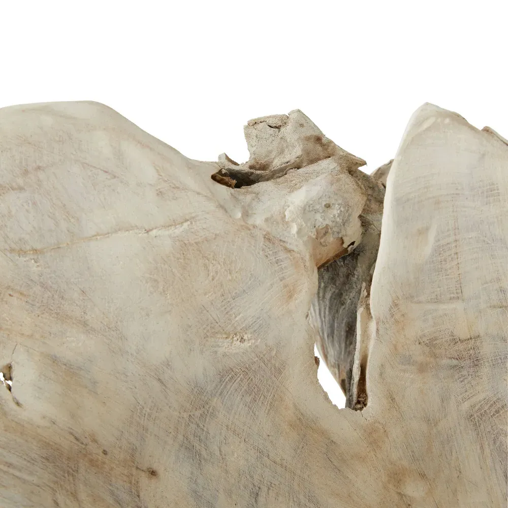 Nantucket Round Bowl Centerpiece - Beige, Driftwood