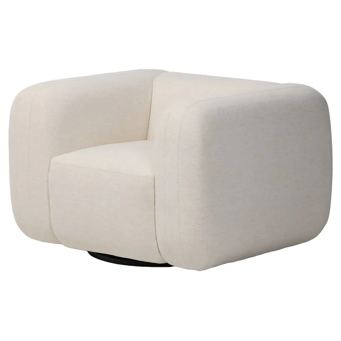 Nara Crypton Nomad Snow Swivel Chair - Cream image