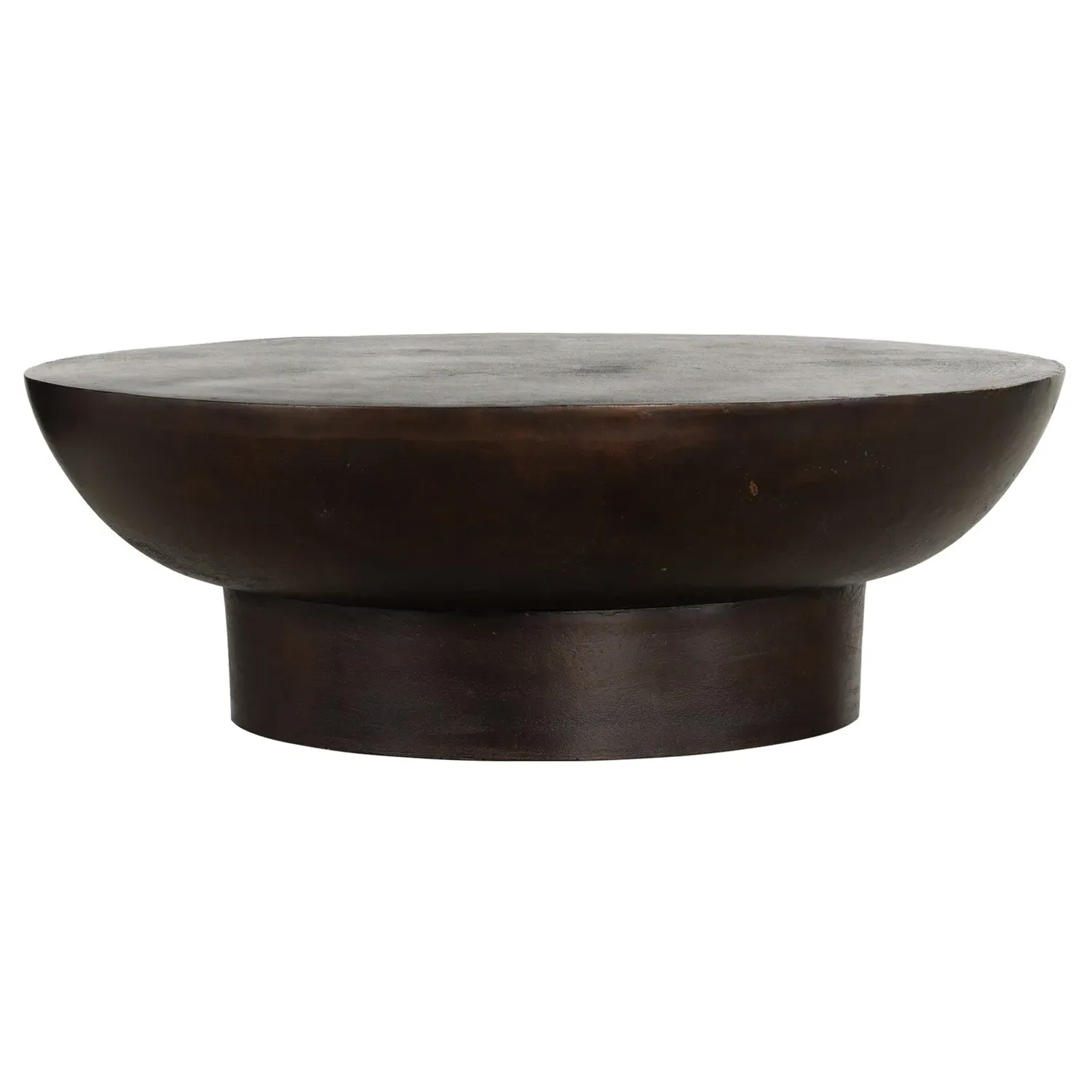 Narcissa Round Coffee Table - Brown, Aluminum image