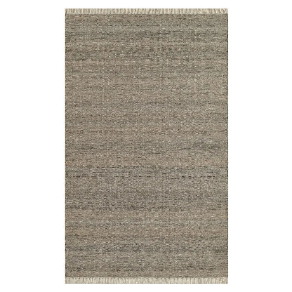 Natalia Striated Indoor Outdoor Rug - Grey, PET Fiber
